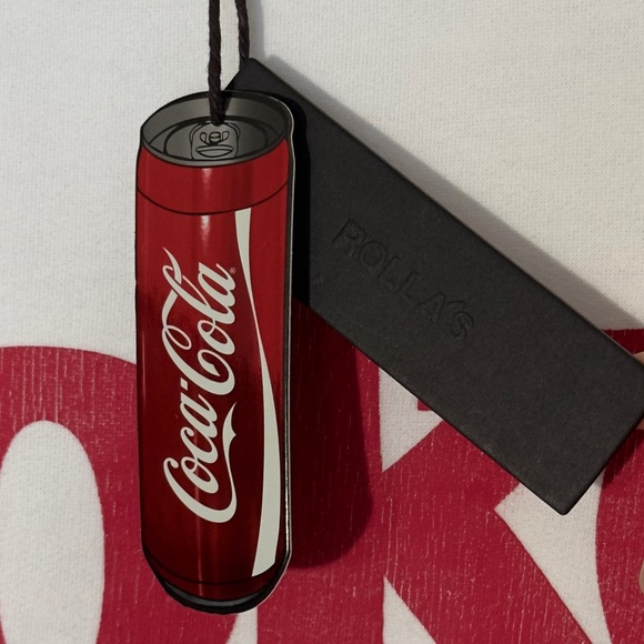 COCA-COLA X ROLLAS WORLD CREWNECK IN VINTAGE WHITE (BRAND NEW CONDITION) - Picture 12 of 13
